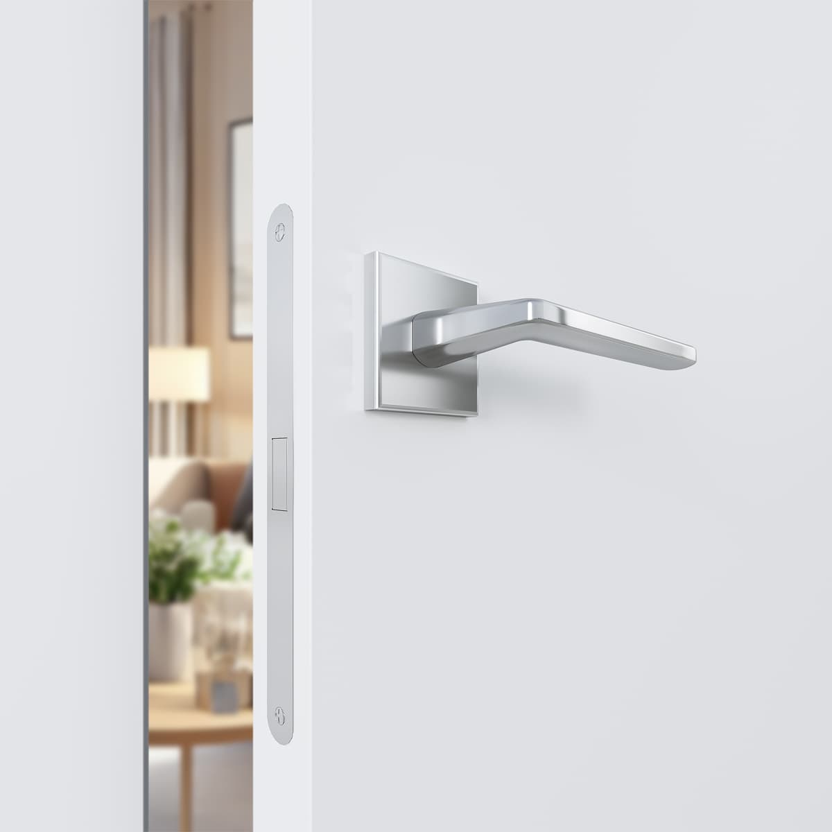 Primed Door Wallpaper Frameless Belldinni Modern Interior Door - 5