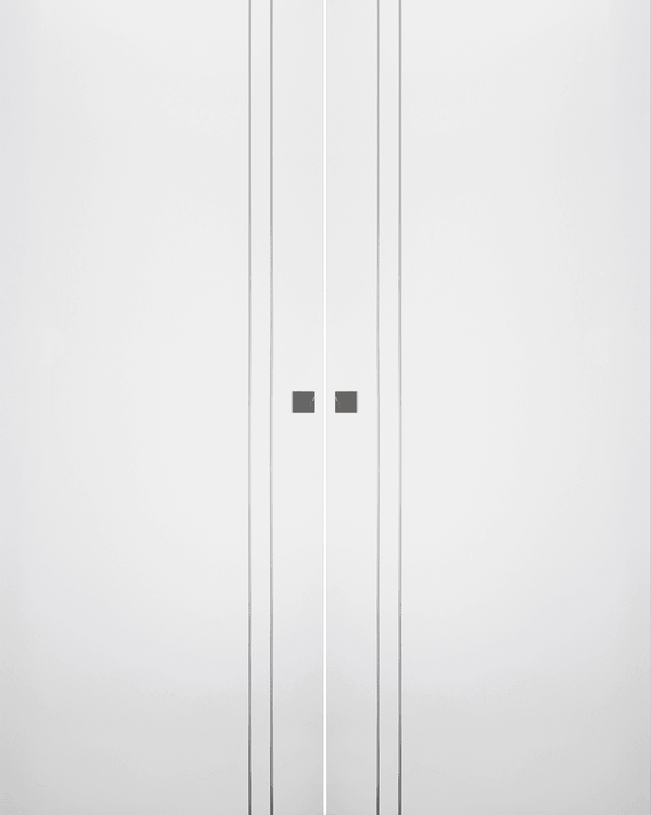 PALLADIO 2V BIANCO NOBLE DOUBLE MAGIC BELLDINNI MODERN INTERIOR DOOR - 1