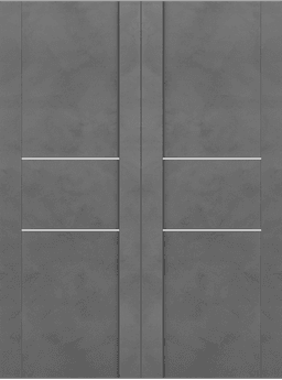 AVON 01 2H DARK URBAN DOUBLE BI-FOLD BELLDINNI MODERN INTERIOR DOOR - 3