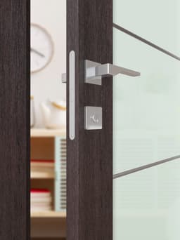 AVON 202 4H VETRO VERALINGA OAK DOUBLE INVISIBLE METAL FRAME BELLDINNI MODERN INTERIOR DOOR - 3