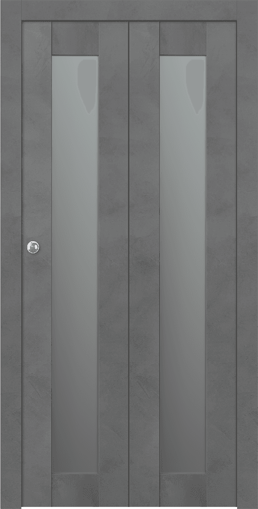 AVON 207 VETRO DARK URBAN BI-FOLD BELLDINNI MODERN INTERIOR DOOR - 1