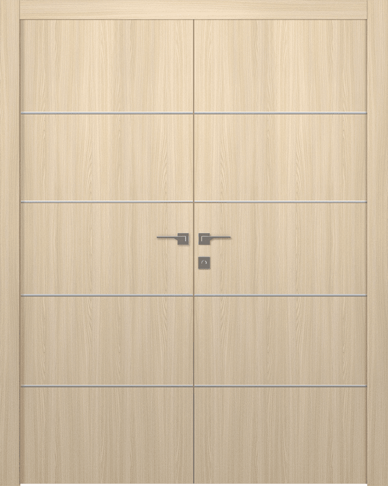 OPTIMA 4H LOIRE ASH DOUBLE DOORS BELLDINNI MODERN INTERIOR DOOR - 1
