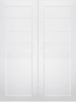 ALDA BIANCO NOBLE DOUBLE BARN BELLDINNI MODERN INTERIOR DOOR - 2