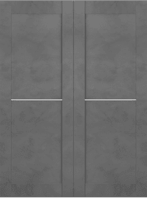 AVON 07 1H GOLD DARK URBAN DOUBLE BI-FOLD BELLDINNI MODERN INTERIOR DOOR - 3