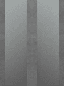 AVON 202 VETRO DARK URBAN DOUBLE BARN BELLDINNI MODERN INTERIOR DOOR - 2