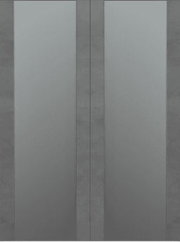 AVON 202 VETRO DARK URBAN DOUBLE BARN BELLDINNI MODERN INTERIOR DOOR - 2