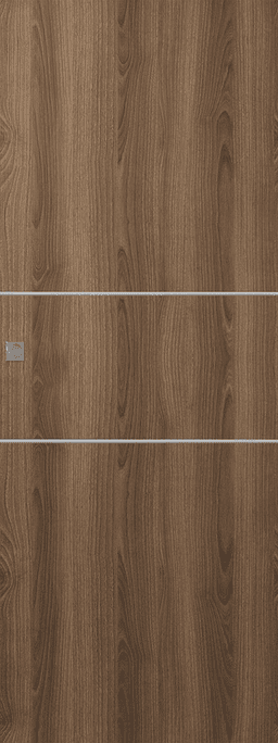 OPTIMA 2H PECAN NUTWOOD MAGIC DOORS BELLDINNI MODERN INTERIOR DOOR - 1