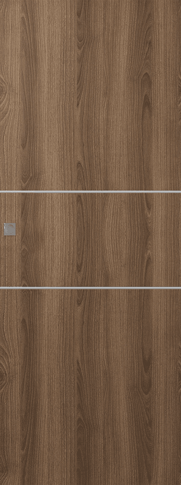 OPTIMA 2H PECAN NUTWOOD MAGIC DOORS BELLDINNI MODERN INTERIOR DOOR - 1