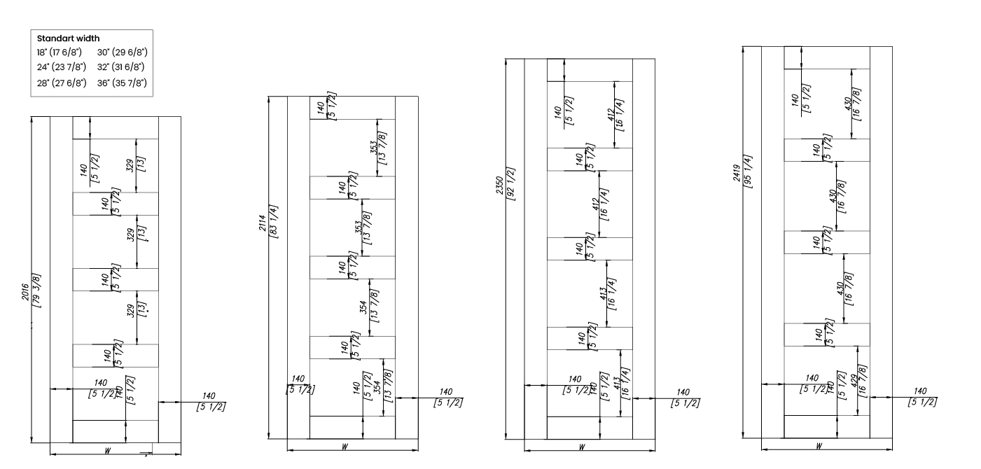 AVON 07 3R VERALINGA OAK BYPASS BELLDINNI MODERN INTERIOR DOOR - 9