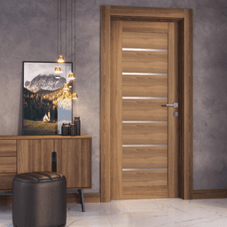 AVON 07-02 VETRO PECAN NUTWOOD BI-FOLD DOORS BELLDINNI MODERN INTERIOR DOOR - 3