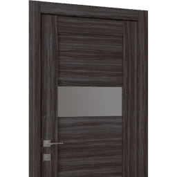 BERTA VETRO GRAY OAK SWING BELLDINNI MODERN INTERIOR DOOR - 3