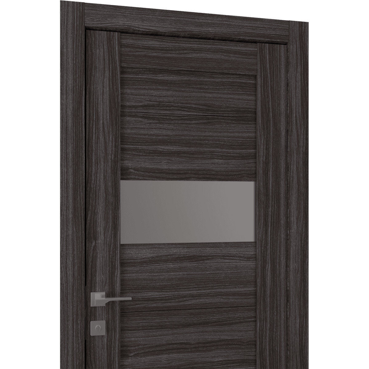 BERTA VETRO GRAY OAK SWING BELLDINNI MODERN INTERIOR DOOR - 3