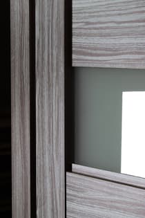 ROMI VETRO GRAY OAK BARN BELLDINNI MODERN INTERIOR DOOR - 3