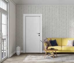 UNICA BIANCO NOBLE SWING BELLDINNI MODERN INTERIOR DOOR - 2