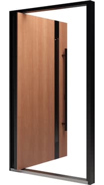 Single pivot metal-aluminum modern exterior door Axis 1133 - 3