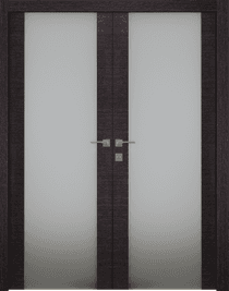 AVANTI 202 VETRO BLACK APRICOT CLOSET BELLDINNI MODERN INTERIOR DOOR - 1