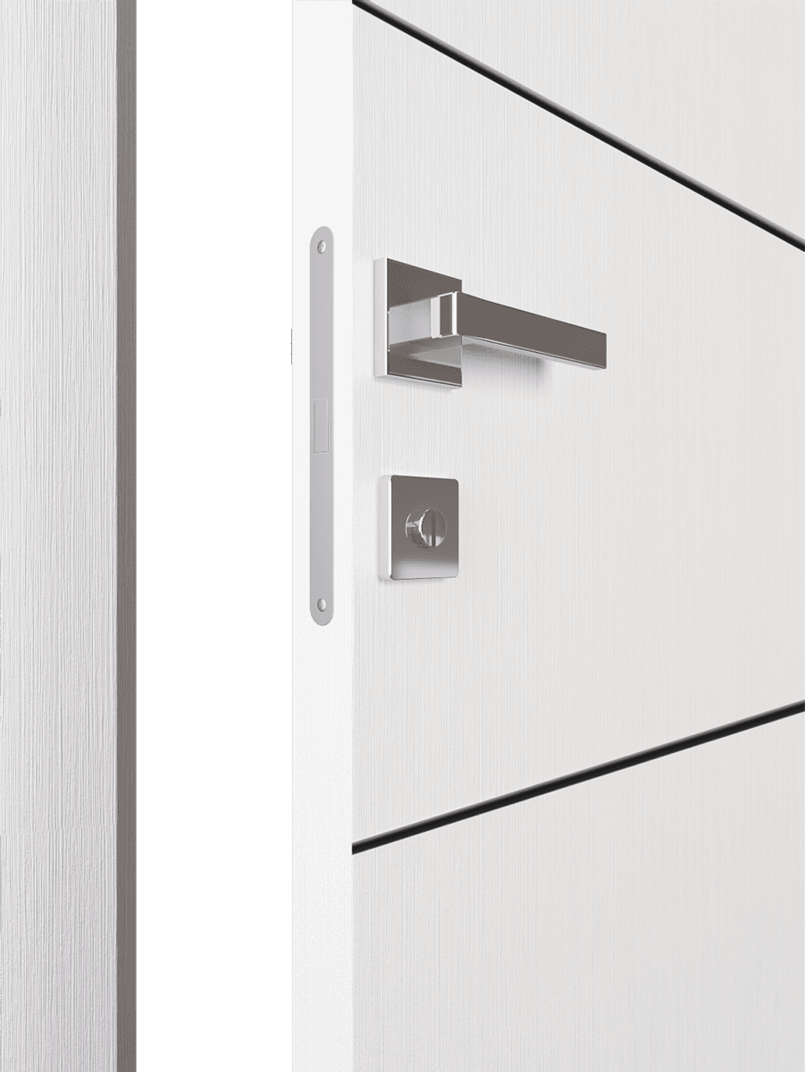 PALLADIO 2H BLACK BIANCO NOBLE DOUBLE POCKET DOORS BELLDINNI MODERN INTERIOR DOOR - 2