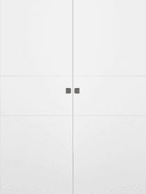 PALLADIO 2H BIANCO NOBLE DOUBLE MAGIC BELLDINNI MODERN INTERIOR DOOR - 1