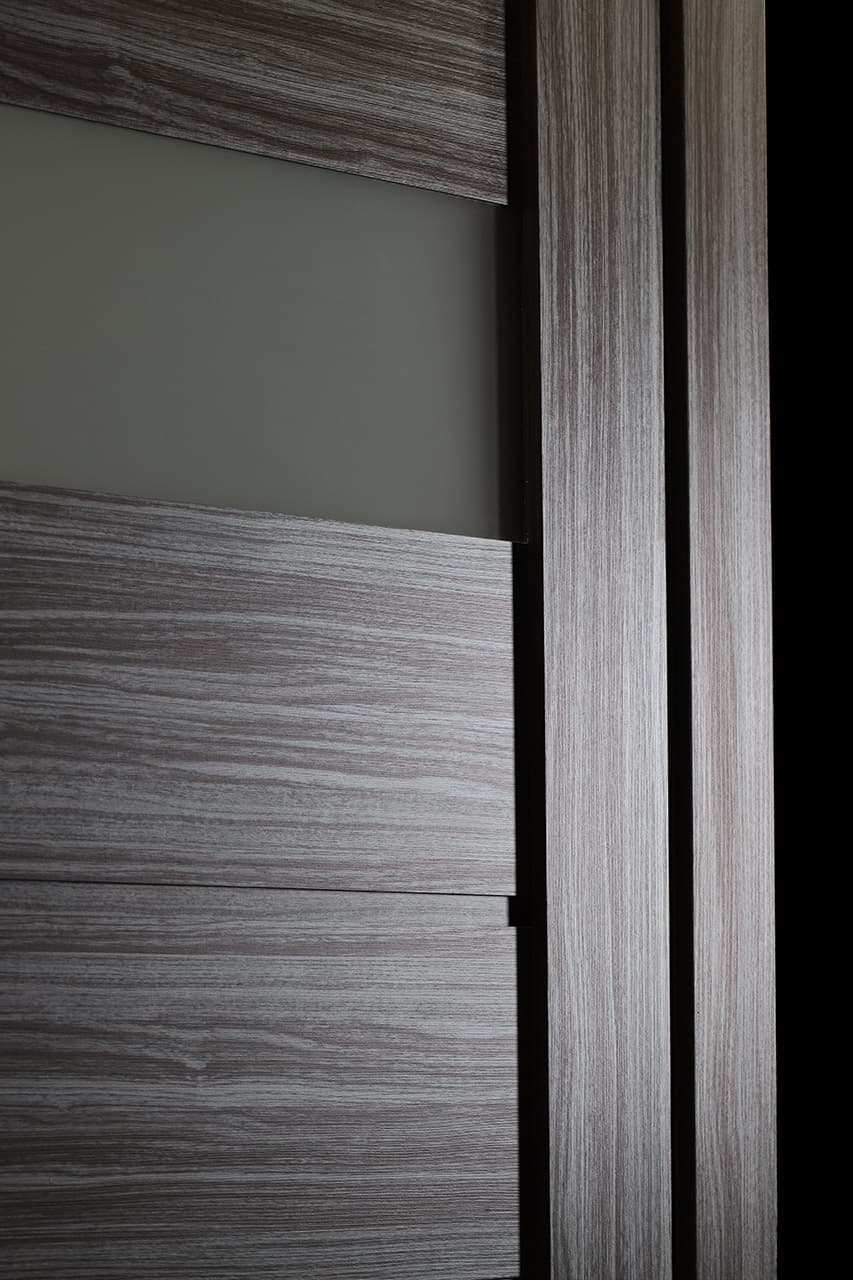 IMMA VETRO GRAY OAK DOUBLE POCKET BELLDINNI MODERN INTERIOR DOOR - 3