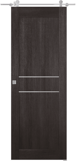 AVON 07 2HN VERALINGA OAK DOUBLE BARN BELLDINNI MODERN INTERIOR DOOR - 1