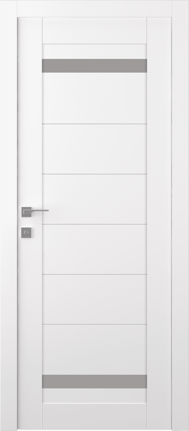 PERLA VETRO SNOW WHITE SWING BELLDINNI MODERN INTERIOR DOOR