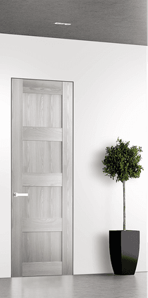 AVON 07 3R RIBEIRA ASH DOUBLE INVISIBLE METAL FRAME BELLDINNI MODERN INTERIOR DOOR - 1