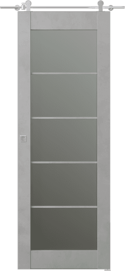 AVON 5 LITE VETRO LIGHT URBAN BARN BELLDINNI MODERN INTERIOR DOOR - 1