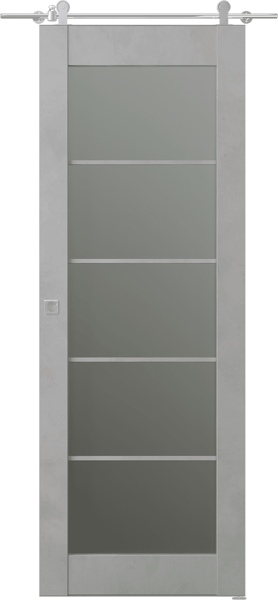 AVON 5 LITE VETRO LIGHT URBAN BARN BELLDINNI MODERN INTERIOR DOOR - 1