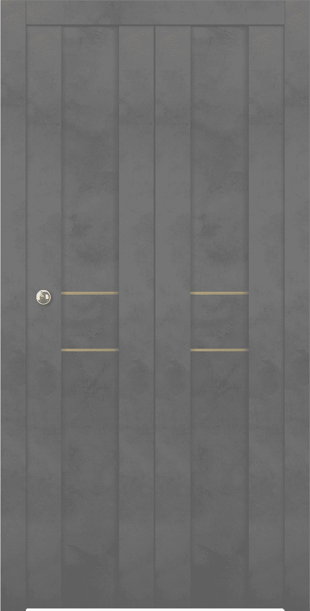 AVON 01 2HN GOLD DARK URBAN BI-FOLD BELLDINNI MODERN INTERIOR DOOR - 1