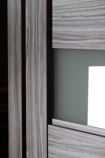 DESSA VETRO GRAY OAK DOUBLE BI-FOLD BELLDINNI MODERN INTERIOR DOOR - 2