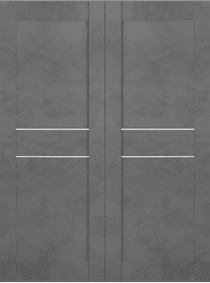 AVON 07 2HN GOLD DARK URBAN DOUBLE BARN BELLDINNI MODERN INTERIOR DOOR - 2