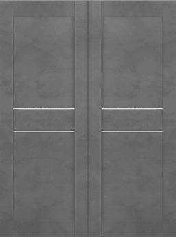 AVON 07 2HN GOLD DARK URBAN DOUBLE BARN BELLDINNI MODERN INTERIOR DOOR - 2