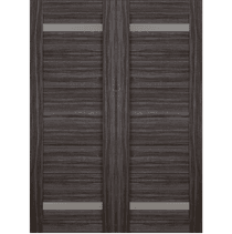 PERLA VETRO GRAY OAK BI-FOLD BELLDINNI MODERN INTERIOR DOOR - 3