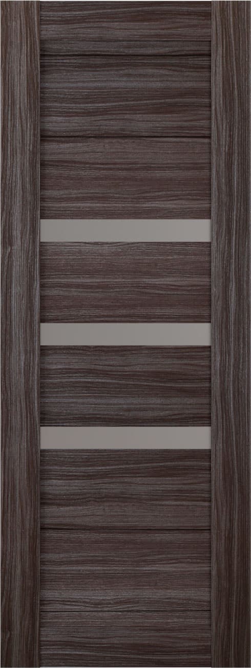DORA VETRO GRAY OAK SLAB BELLDINNI MODERN INTERIOR DOOR - 1