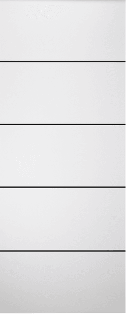 SMART PRO 4H BLACK POLAR WHITE SLAB DOORS BELLDINNI MODERN INTERIOR DOOR - 1