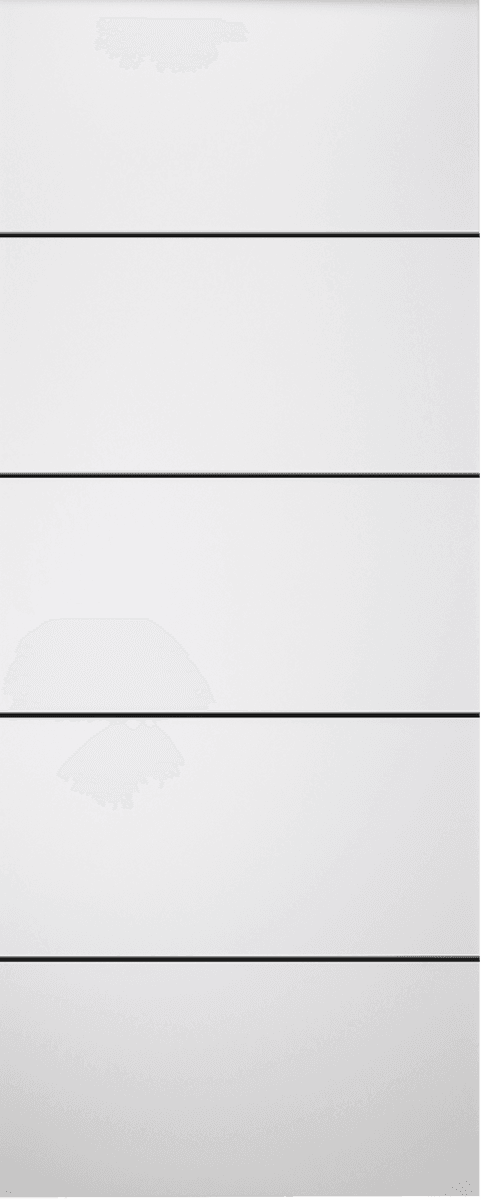SMART PRO 4H BLACK POLAR WHITE SLAB DOORS BELLDINNI MODERN INTERIOR DOOR - 1