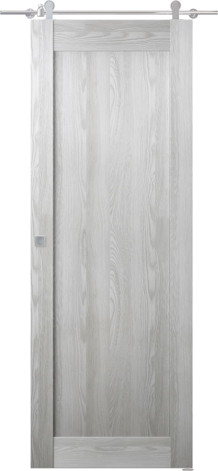 AVON 07 RIBEIRA ASH DOUBLE BARN BELLDINNI MODERN INTERIOR DOOR - 1