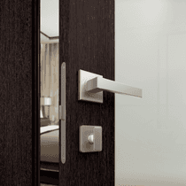 AVANTI 207 VETRO BLACK APRICOT DOUBLE INVISIBLE METAL FRAME BELLDINNI MODERN INTERIOR DOOR - 3