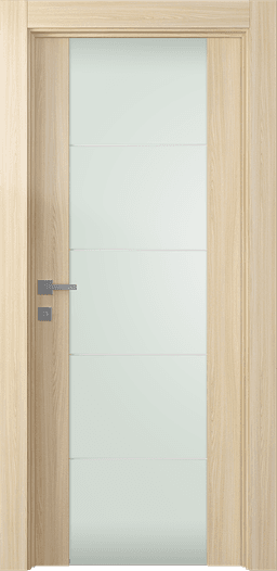AVON 202 4H VETRO LOIRE ASH SWING DOORS BELLDINNI MODERN INTERIOR DOOR - 1