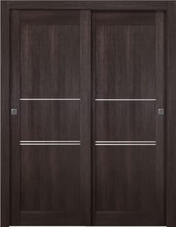 AVON 07 3H VERALINGA OAK BYPASS BELLDINNI MODERN INTERIOR DOOR - 1