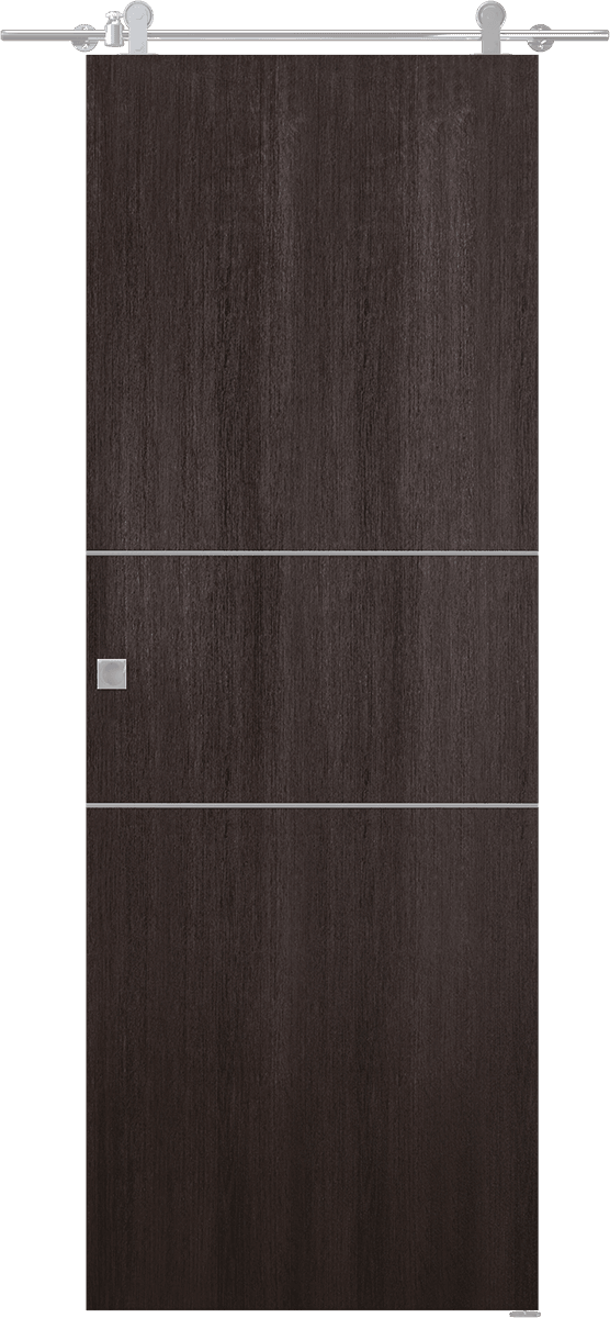 OPTIMA 2H VERALINGA OAK DOUBLE BARN BELLDINNI MODERN INTERIOR DOOR - 1