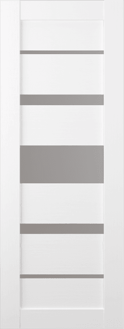 KINA VETRO BIANCO NOBLE SLAB DOORS BELLDINNI MODERN INTERIOR DOOR - 1