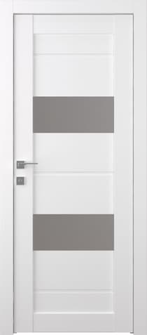 VITA VETRO BIANCO NOBLE SWING BELLDINNI MODERN INTERIOR DOOR - 1