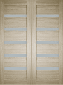 LEORA VETRO SHAMBOR DOUBLE BI-FOLD BELLDINNI MODERN INTERIOR DOOR - 2