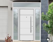 Single Modern Steel Exterior Door Deux 1705 8ft - 10