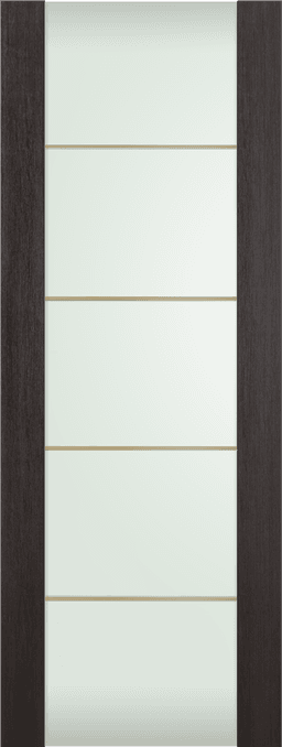 AVON 202 4H GOLD STRIPS VETRO VERALINGA OAK SLAB DOORS BELLDINNI MODERN INTERIOR DOOR - 1