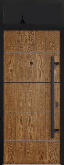 Single Modern Steel Exterior Door Deux 6683 - 4