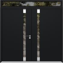 Double metal-aluminum modern exterior door Cynex 6777 A - 5