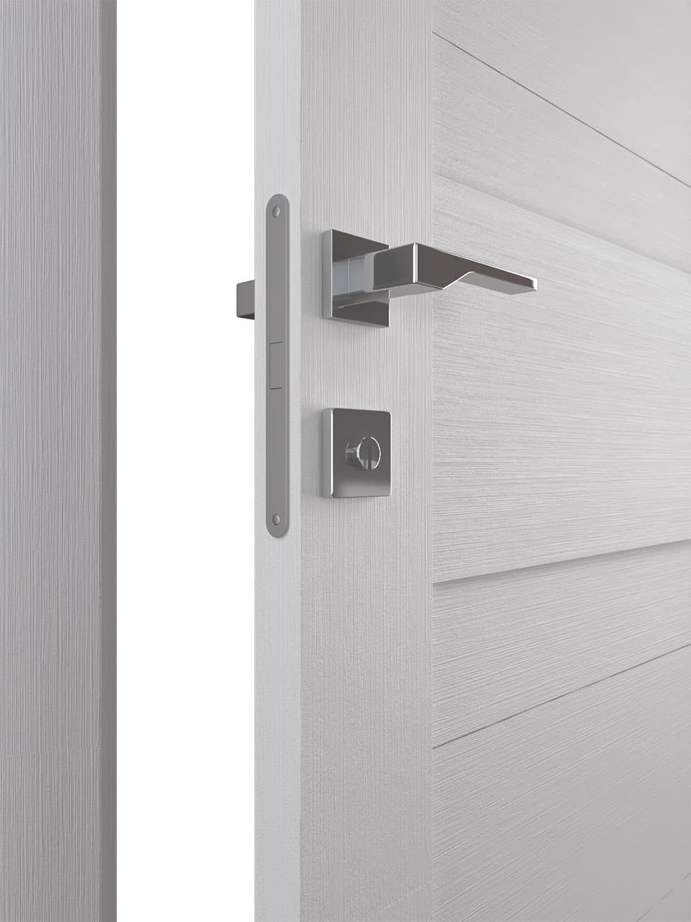 IMMA VETRO BIANCO NOBLE BYPASS BELLDINNI MODERN INTERIOR DOOR - 4