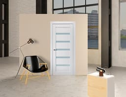 LEORA VETRO BIANCO NOBLE SWING BELLDINNI MODERN INTERIOR DOOR - 5